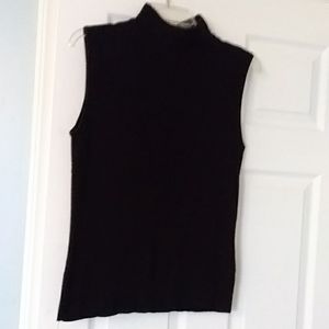 sleeveless mock turtleneck l